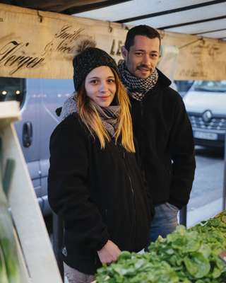 Louise Verger and her partner Jonathan