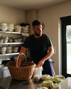 Cracking on in the kitchen