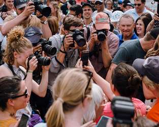 It’s a media blitz at the fair