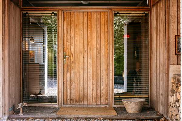 Wooden doorway