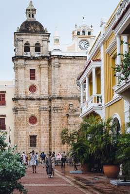 Rooftops of Cartagena’s old walled city  