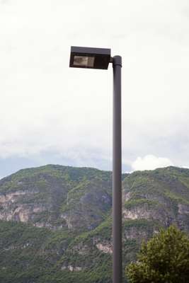 Company’s FL light fixture outside its main factory in South Tyrol 