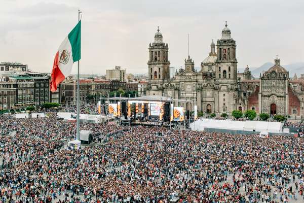 The Zócalo, Mexico City's main square