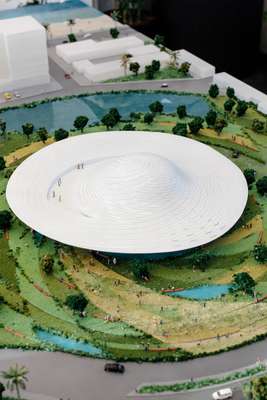 Model of new museum project Mazatlán