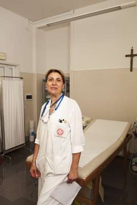 Antonella Santini, ward nurse at the Order's walk-in clinic