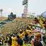Match-day and a sell-out crowd baits arch-rivals, the Yomiyuri Giants of Tokyo