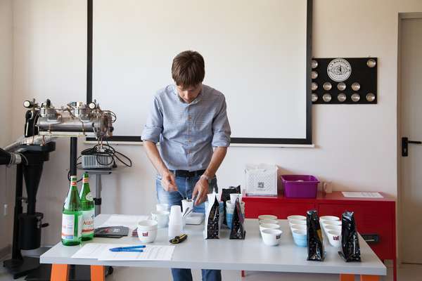 Coffee-tasting lab