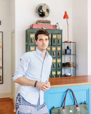 Brett Carron of Cannonborough’s Indigo and Cotton menswear shop