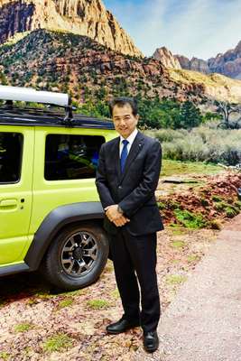 Jimny’s chief engineer Hiroyuki Yonezawa 