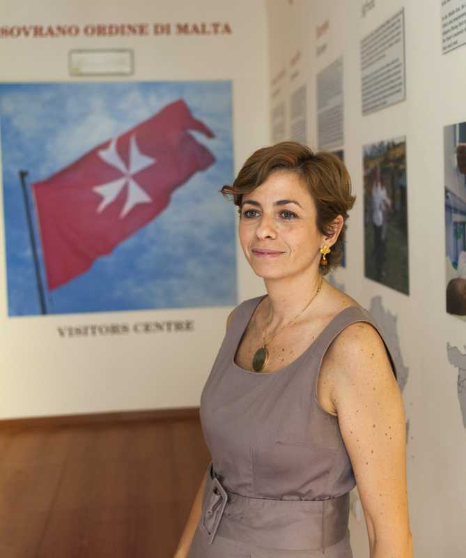 Monica Laios, curator of the visitors centre