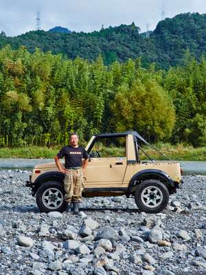 Koichi Yoshida has had his SJ40 Jimny for 25 years 