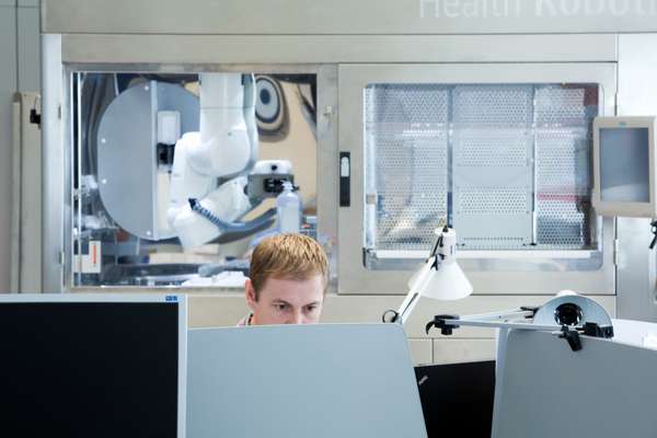 Robotics lab at Area Science Park