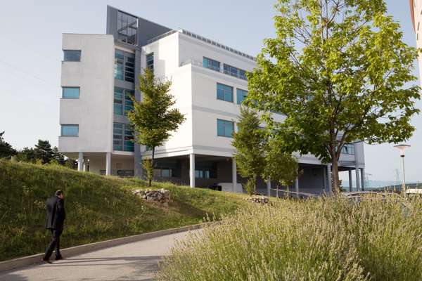 Building that houses start-ups at the Area Science Park