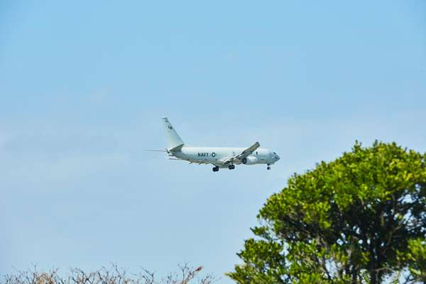 US military planes around US Kadena Air Base