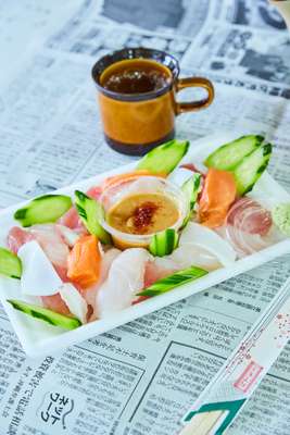 Fresh Okinawan seafood 