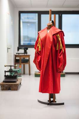 Judge’s robes in Fraizzoli showroom