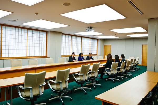 One of the ministry’s meeting rooms