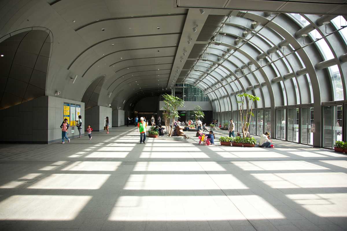 Inside Da’an Park  Station  