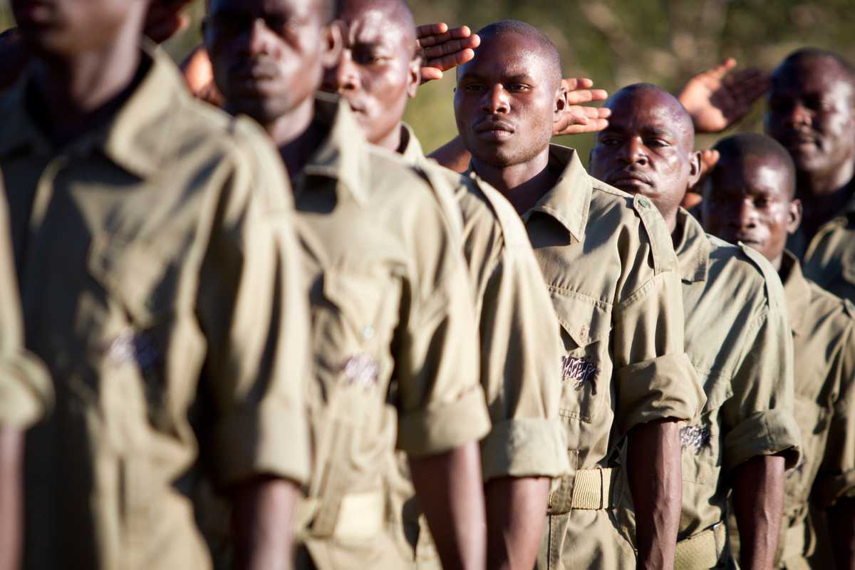 Anti-poaching rangers