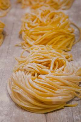 Freshly made pasta