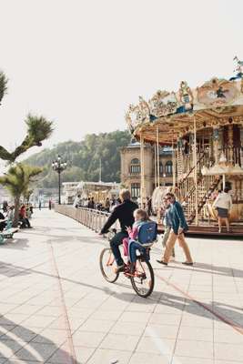 Carousel in Alderdi Eder Park