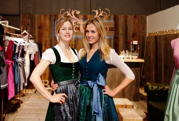 Constanze Schnitzler (left) and Veronika Stork-Jacklbauer, owners of dirndl label Cocovero