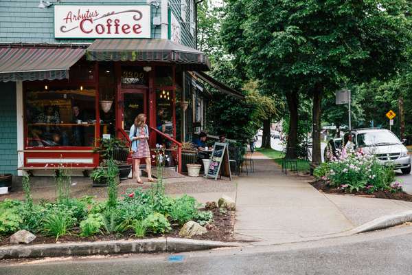 Arbutus Coffee's garden