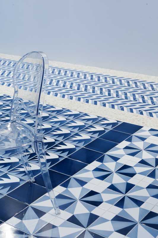 02. Blu Ponti tiles by Ceramica Francesco De Maio