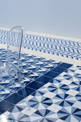 02. Blu Ponti tiles by Ceramica Francesco De Maio