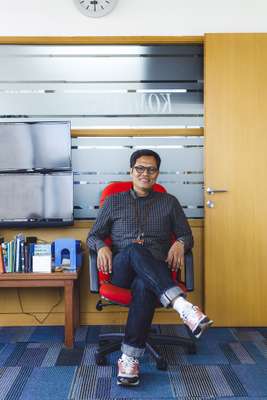 Editor in chief of kompas.com, Wisnu Nugroho