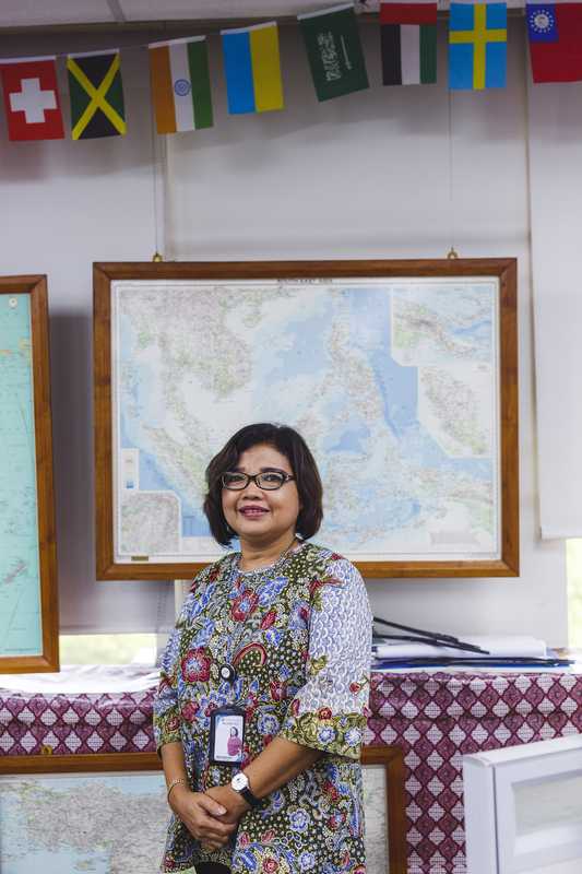 Irene Prastiyani, secretary to the chief editor, has been working at ‘Kompas’ for 30 years 