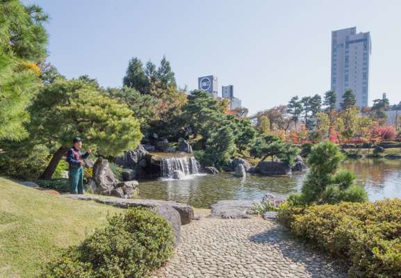 Toyama Castle Park is a scenic recreation area in the city
