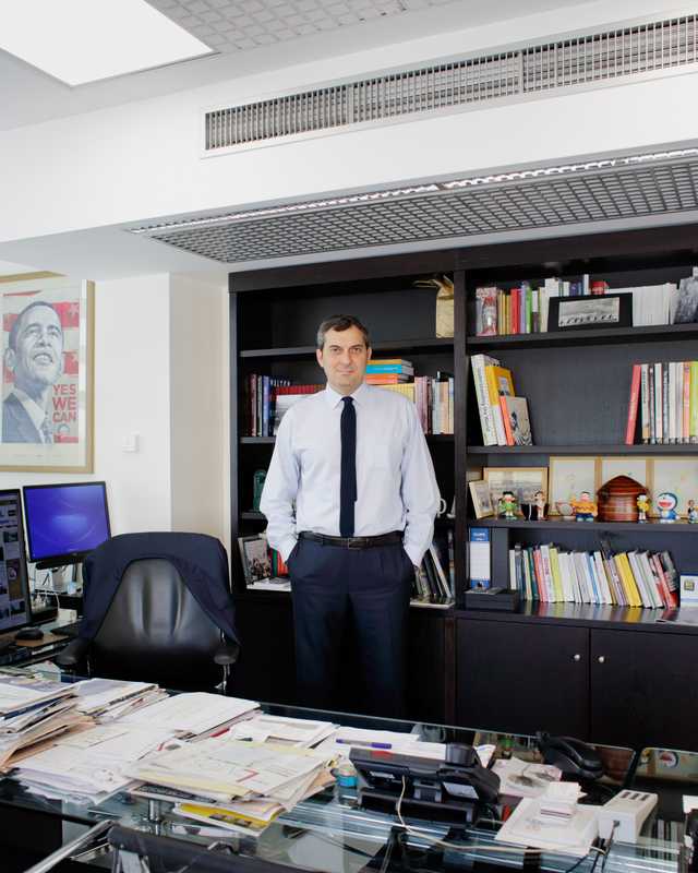 ‘La Repubblica’ editor in chief Mario Calabresi in his office 