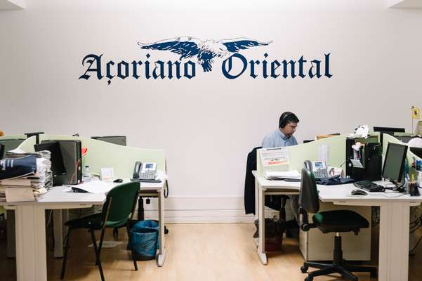 Newsroom of ‘Açoriano Oriental’ newspaper in Ponta Delgada, São Miguel