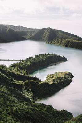 Fogo lagoon,  São Miguel