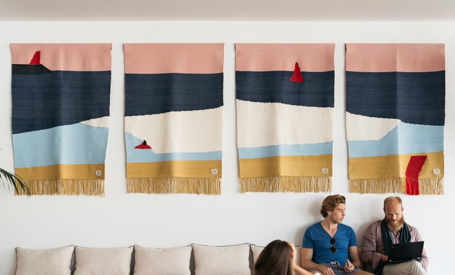 Rugs by Blanchard and Portuguese brand GUR