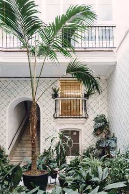 Interior courtyard in central Cádiz