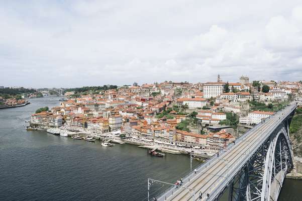 View of Porto from the south side of the River Douro