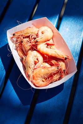 Fresh prawns courtesy of the Clarence River Fishermen’s Co-operative