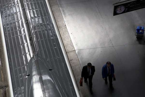 The AVE high-speed train that links the major cities of Spain