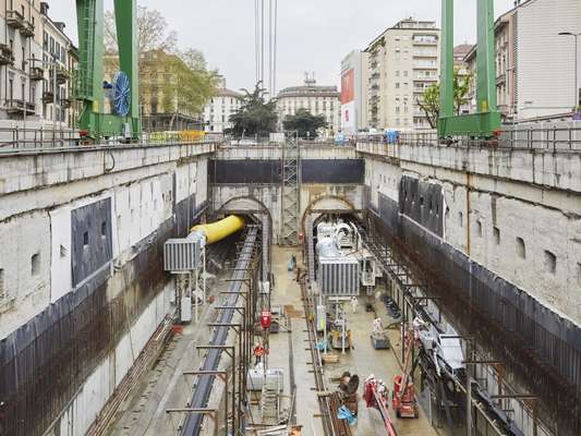 Herrenknecht boring machines at work 