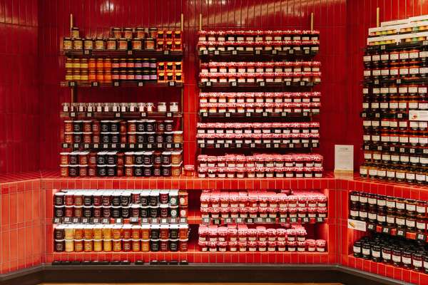 Jam aisle with 350 varieties 