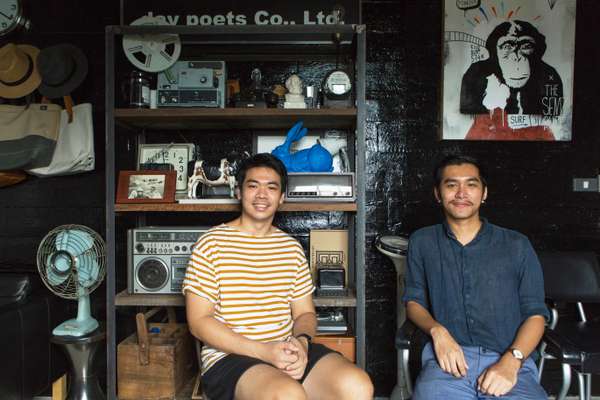 Art directors Jiranarong Wongsoontorn (left) and Bopitr Visetnol from ‘A Day’ and A Book