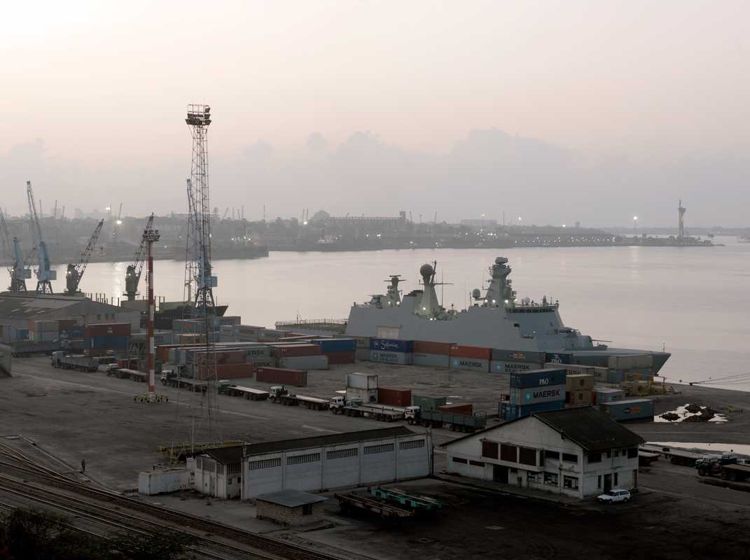 ‘HDMS Absalon’ in Mombasa’s port