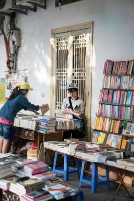 Bookshop on  Nguyen Xi Street 