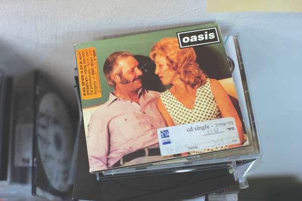 An Oasis CD from the record library
