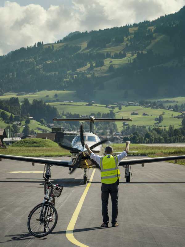 Marc Steiner, Gstaad Airport’s hands-on CEO