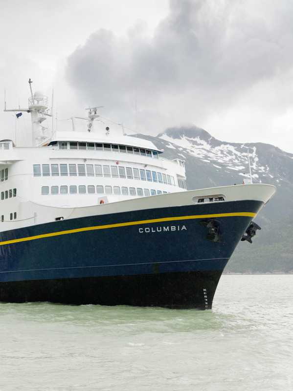 M/V Columbia arrives in Skagway
