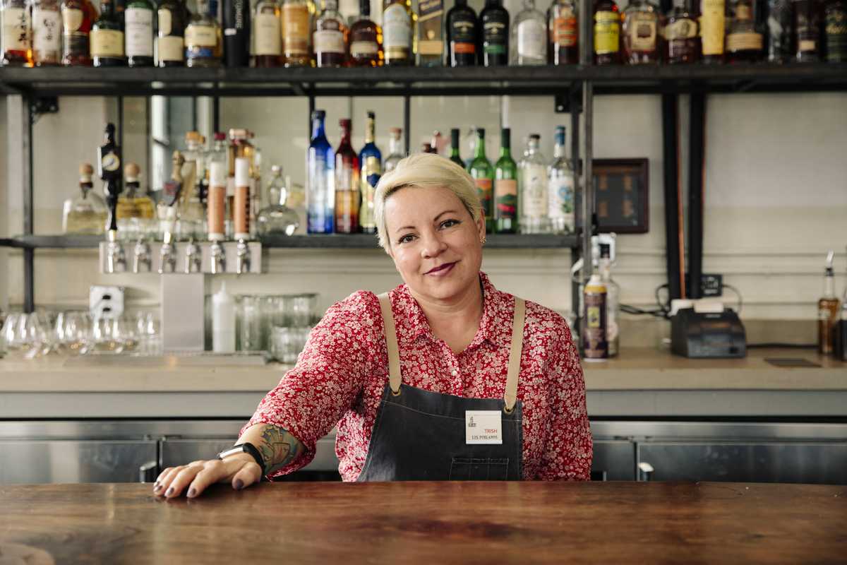 Trish, a bartender at Campo 