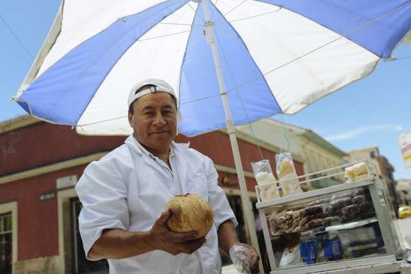 Coconut seller